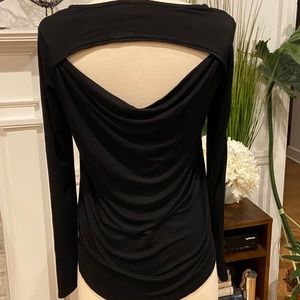 KENAR Women’s Black Stretch Top